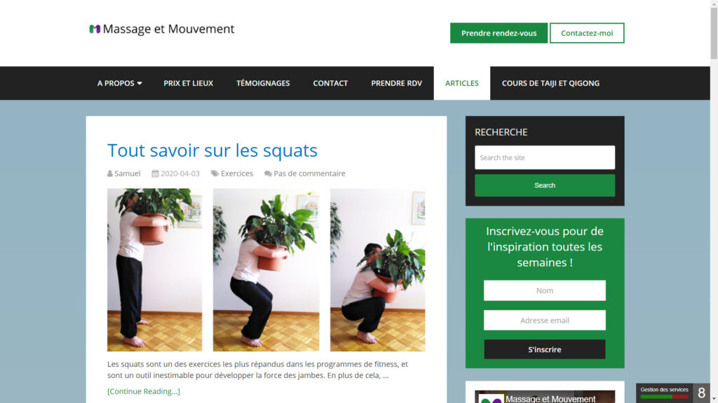 Blog de Massage et Mouvement